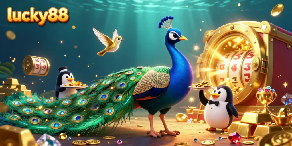 Experience wins at lucky88 with vibrant games, gold treasures, and exclusive offers in a lively casino setting.