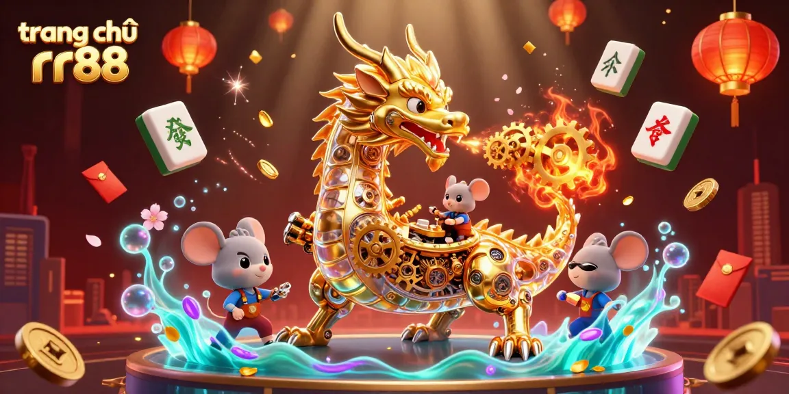Experience thrilling gameplay at trang chủ rr88 with an enchanting dragon and vibrant casino elements.